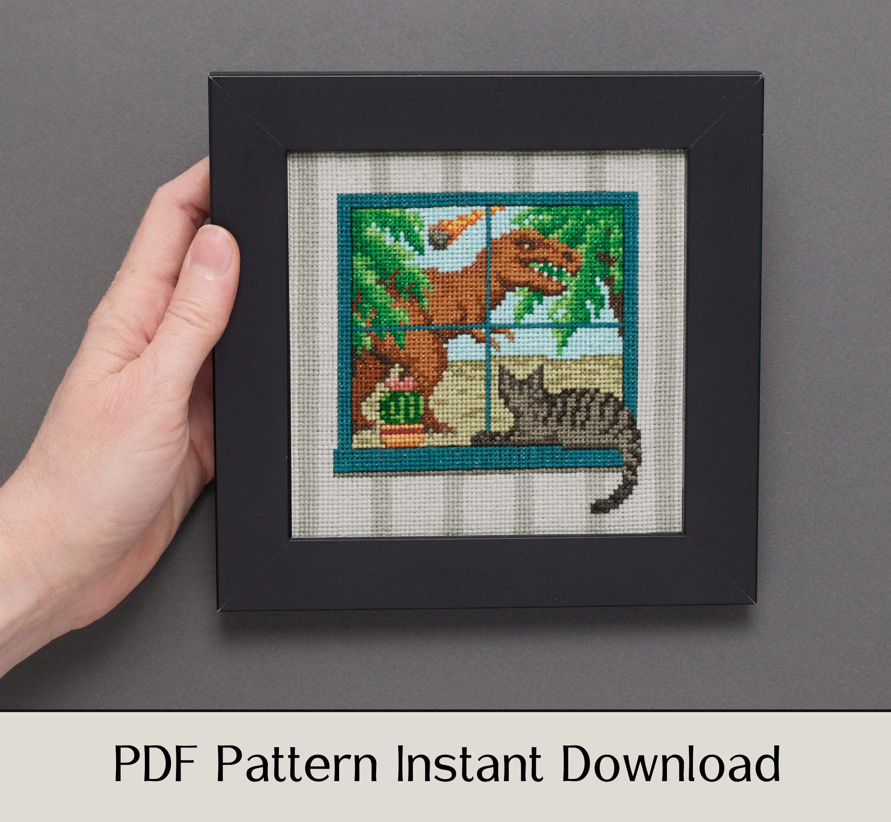 What the Cat Saw: KT Event - Digital PDF Cross Stitch Pattern - Image 3