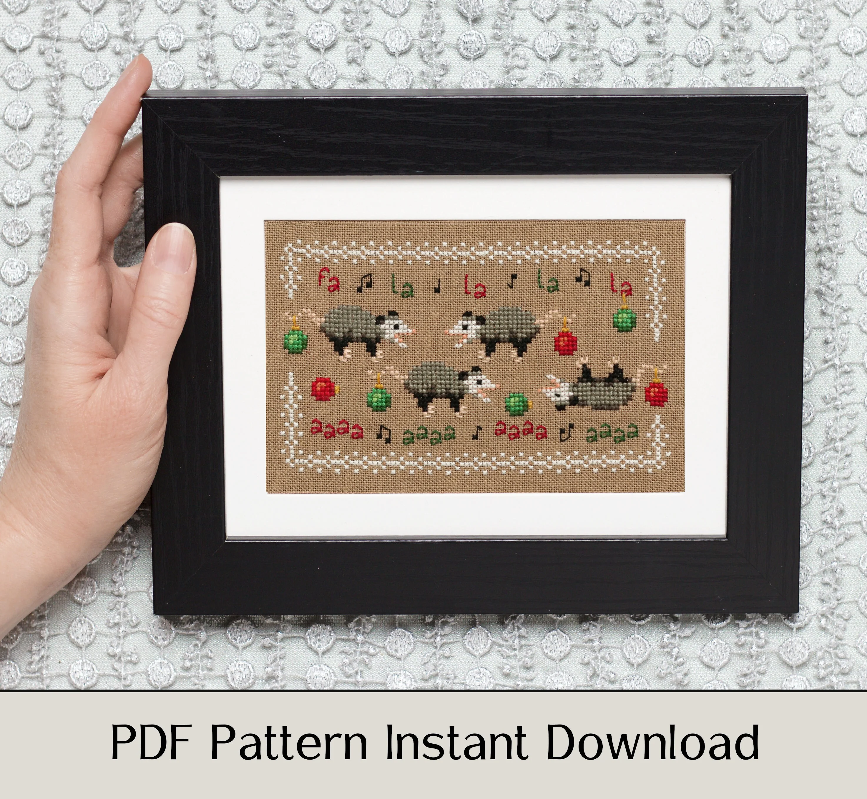 Fa La Aaaa - Digital PDF Cross Stitch Pattern - Image 3