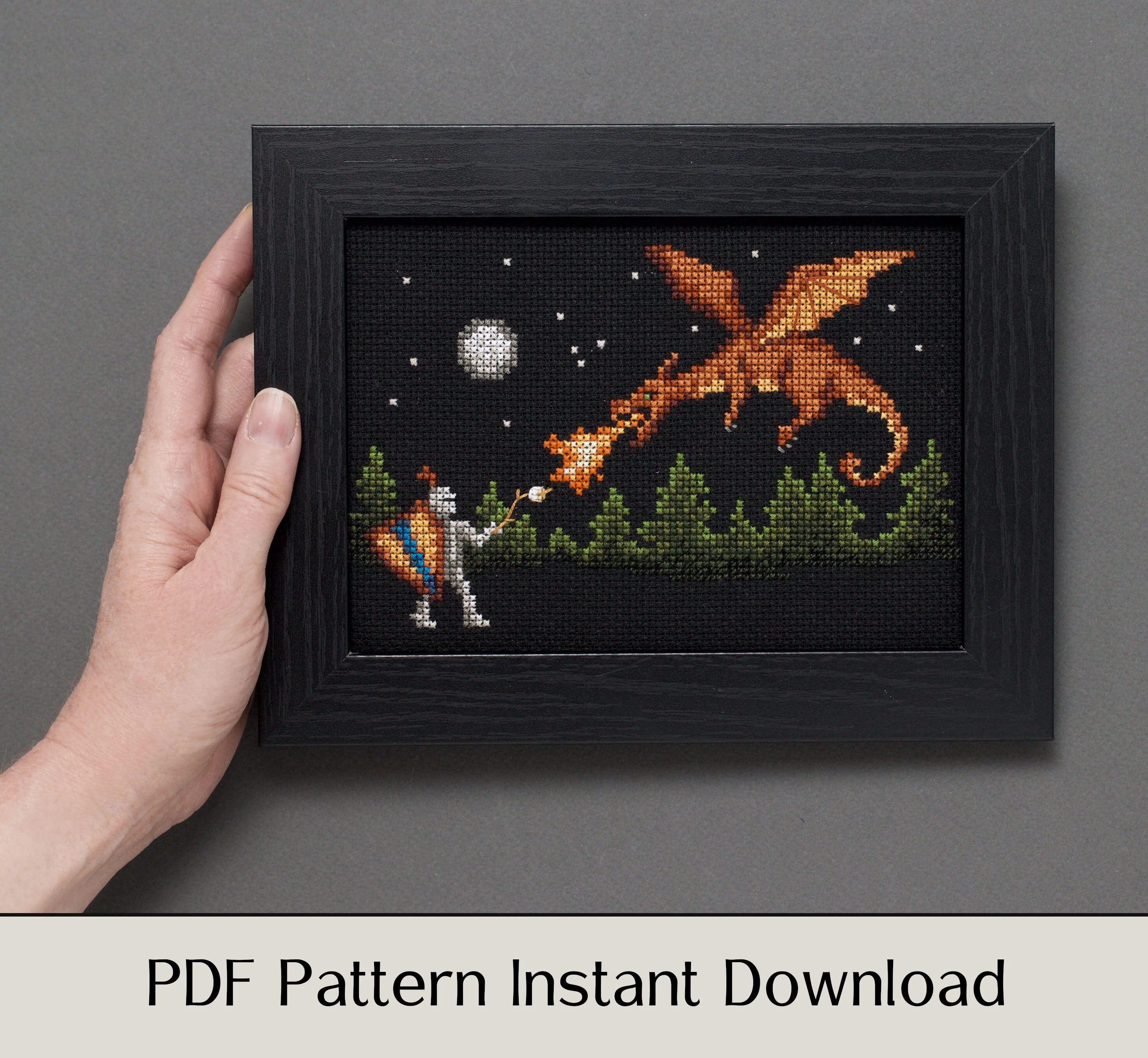 S'mores, Anyone? - Digital PDF Cross Stitch Pattern - Image 3