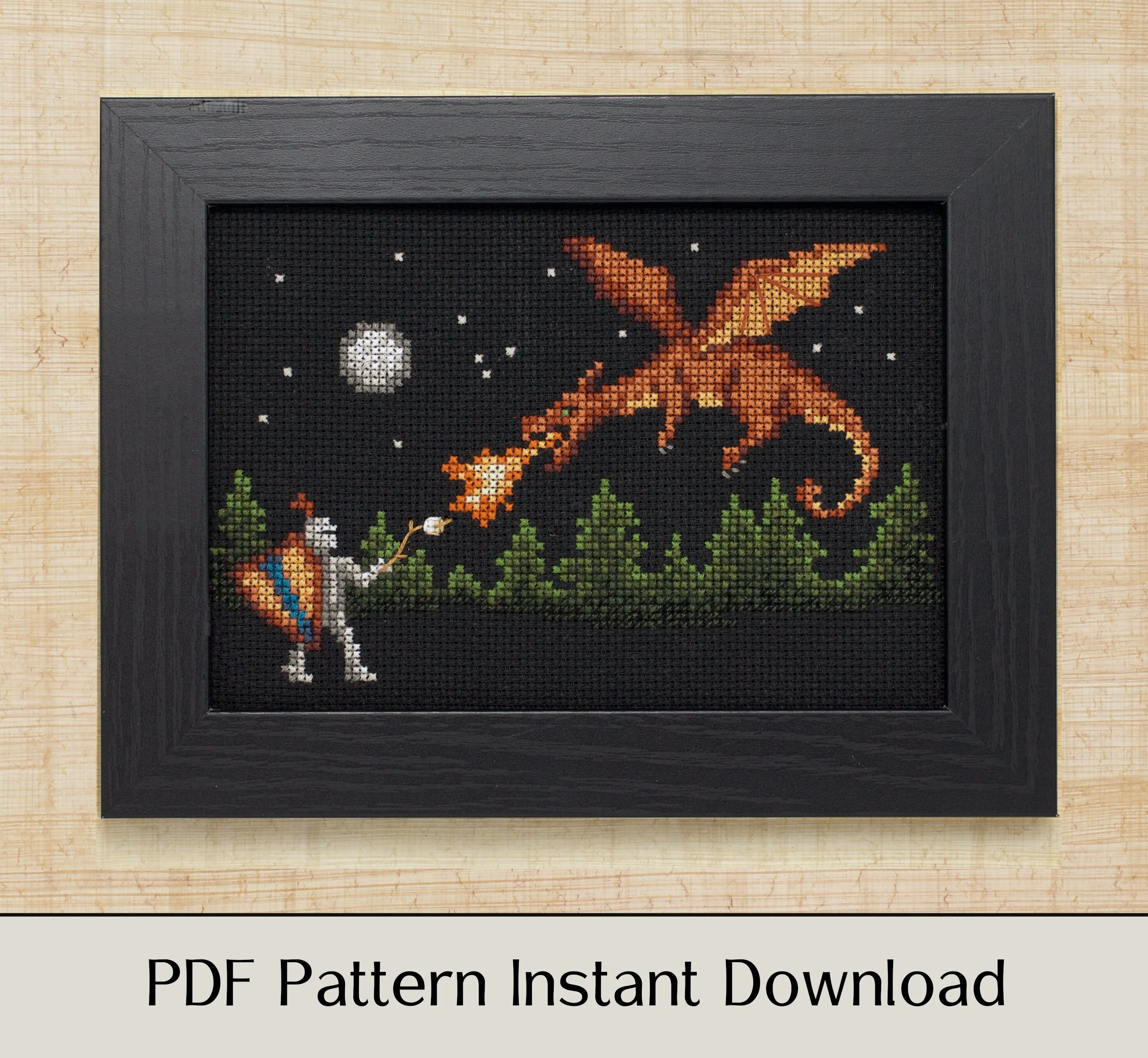 S'mores, Anyone? - Digital PDF Cross Stitch Pattern - Image 5