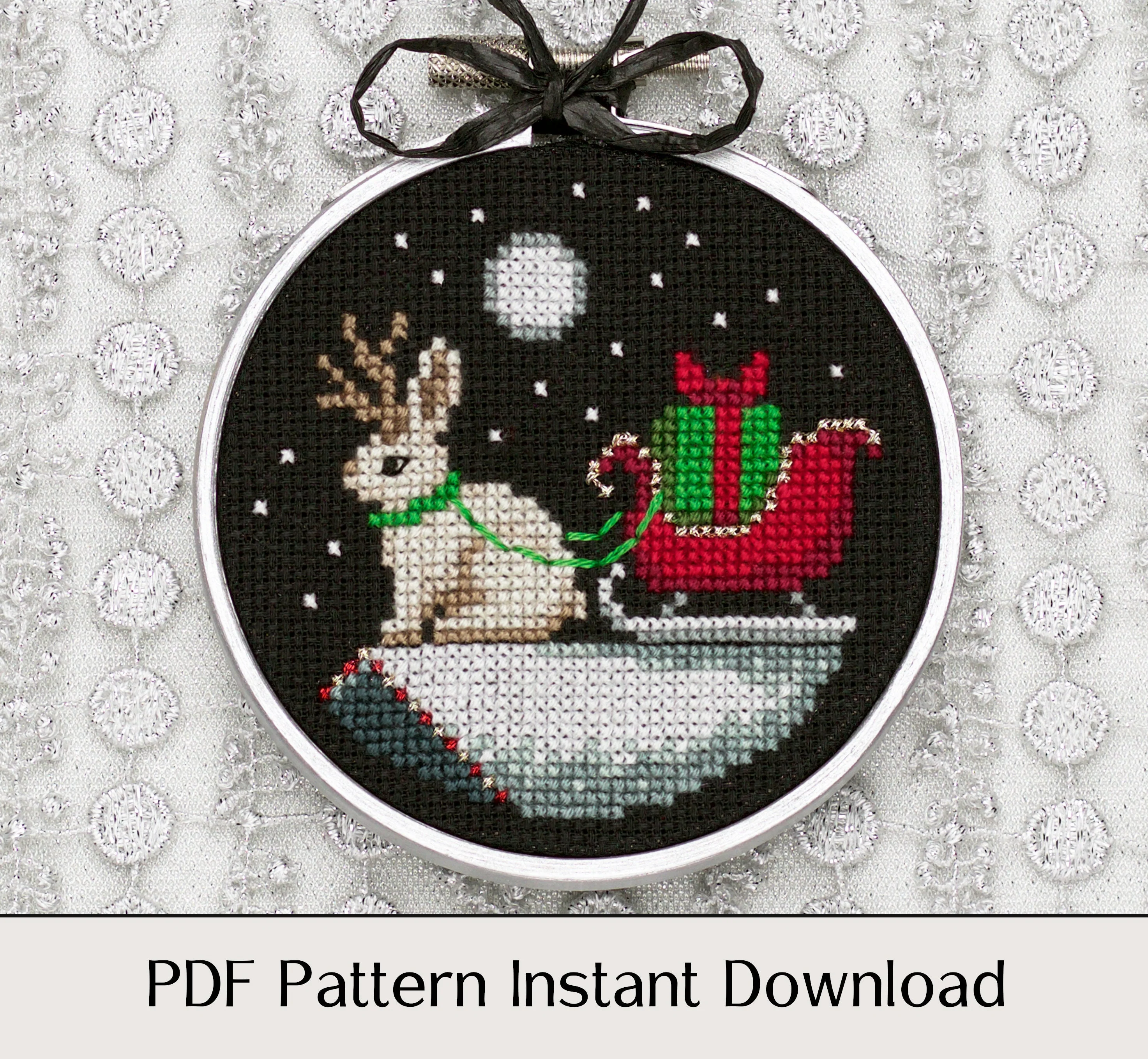 Cryptid Christmas - Digital PDF Cross Stitch Pattern - Image 4