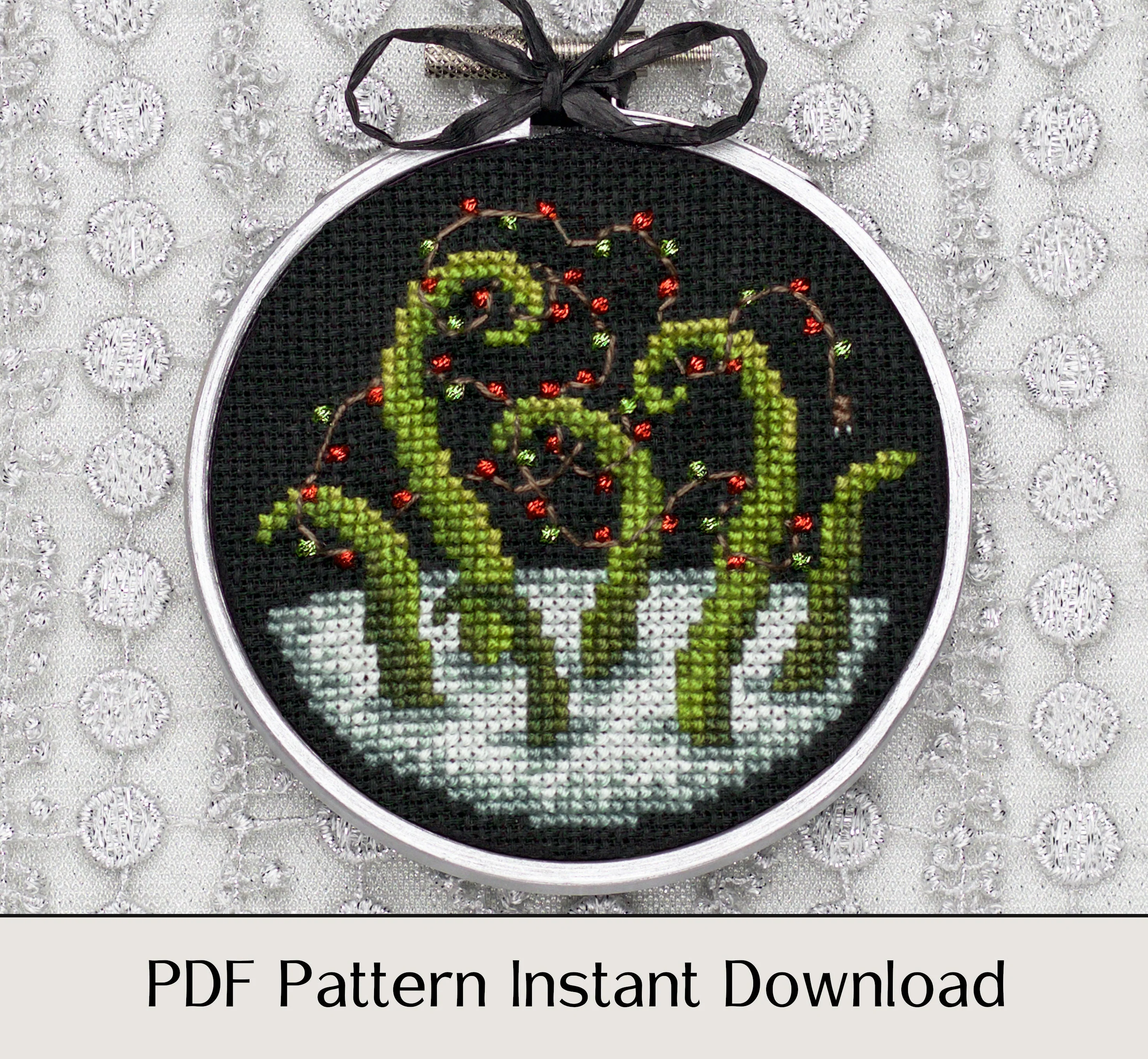 Cryptid Christmas - Digital PDF Cross Stitch Pattern - Image 7