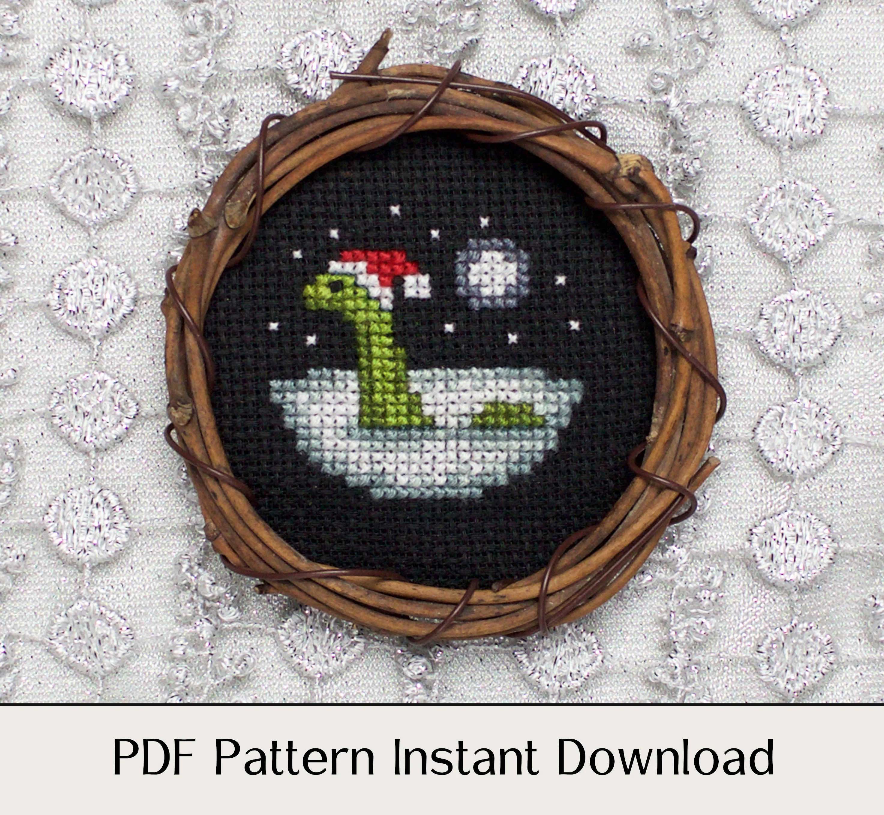 Cryptid Christmas - Digital PDF Cross Stitch Pattern - Image 8