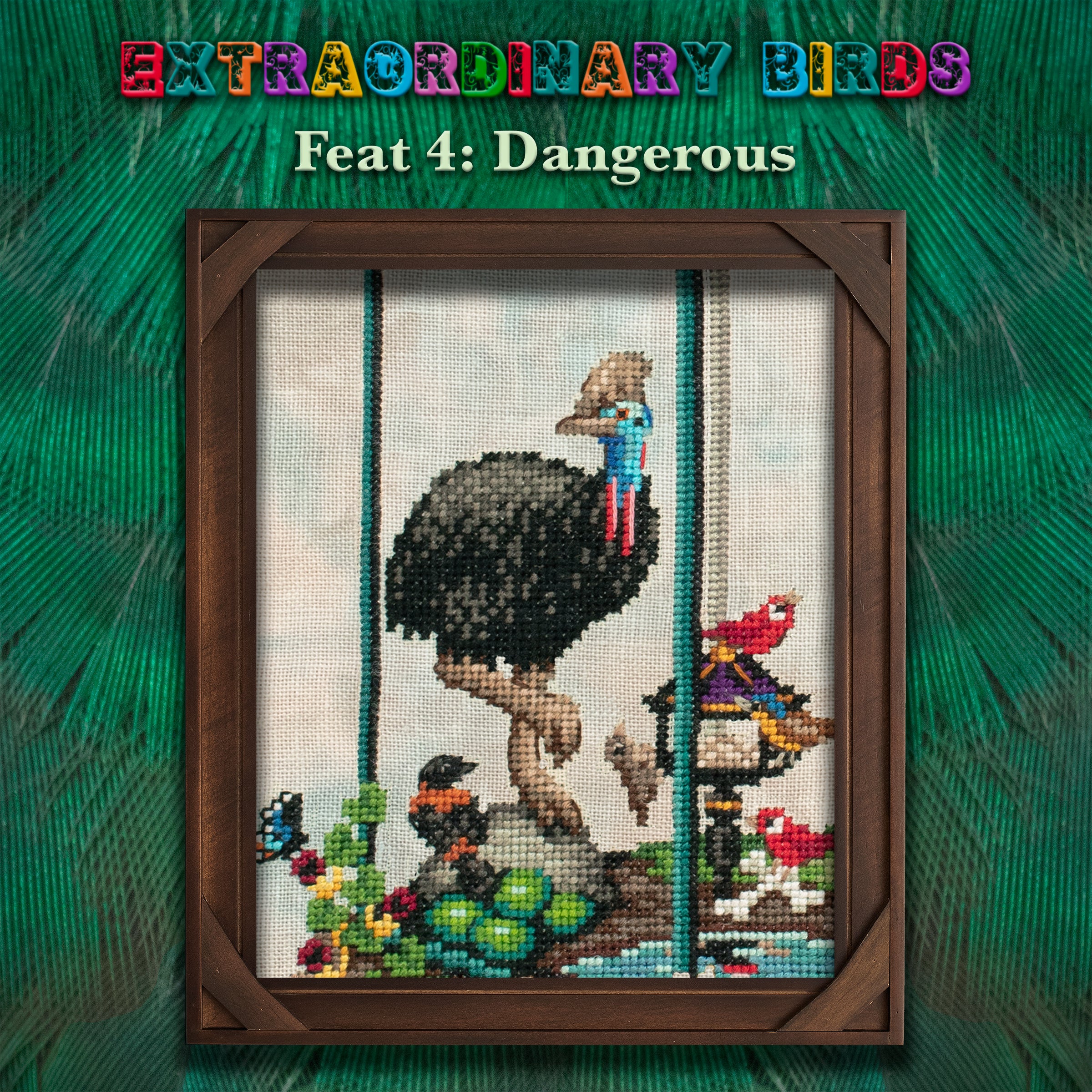 Extraordinary Birds Stitch Along - Digital PDF Cross Stitch Pattern - Image 12