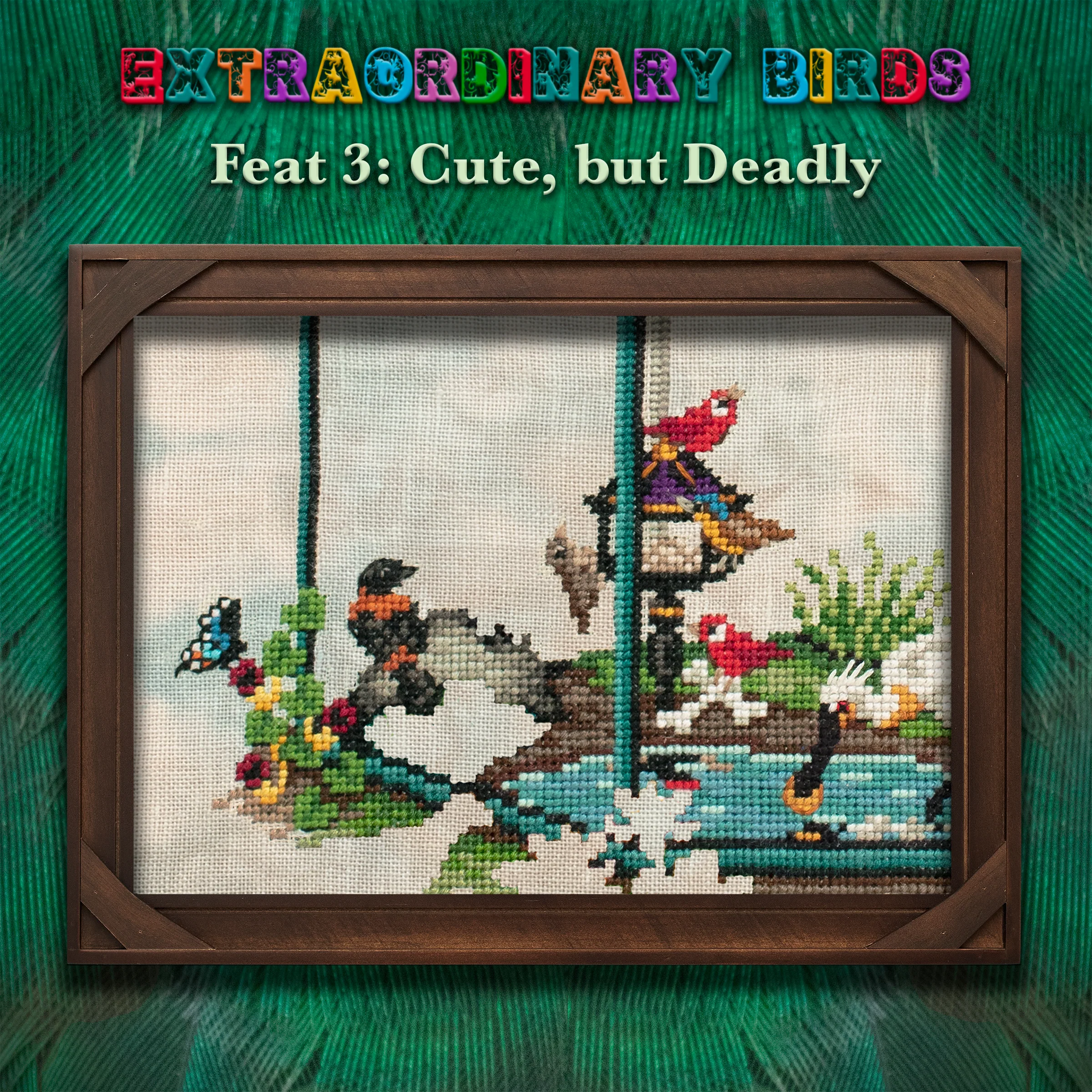 Extraordinary Birds Stitch Along - Digital PDF Cross Stitch Pattern - Image 13
