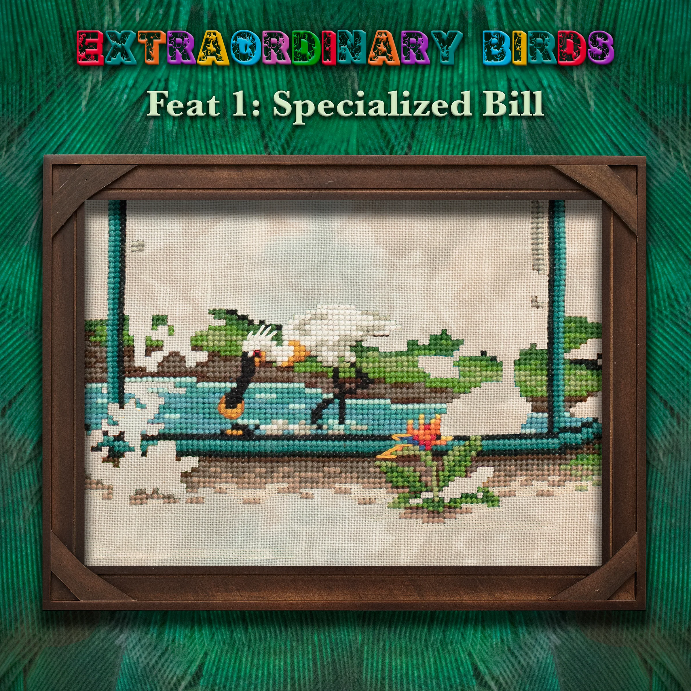 Extraordinary Birds Stitch Along - Digital PDF Cross Stitch Pattern - Image 15