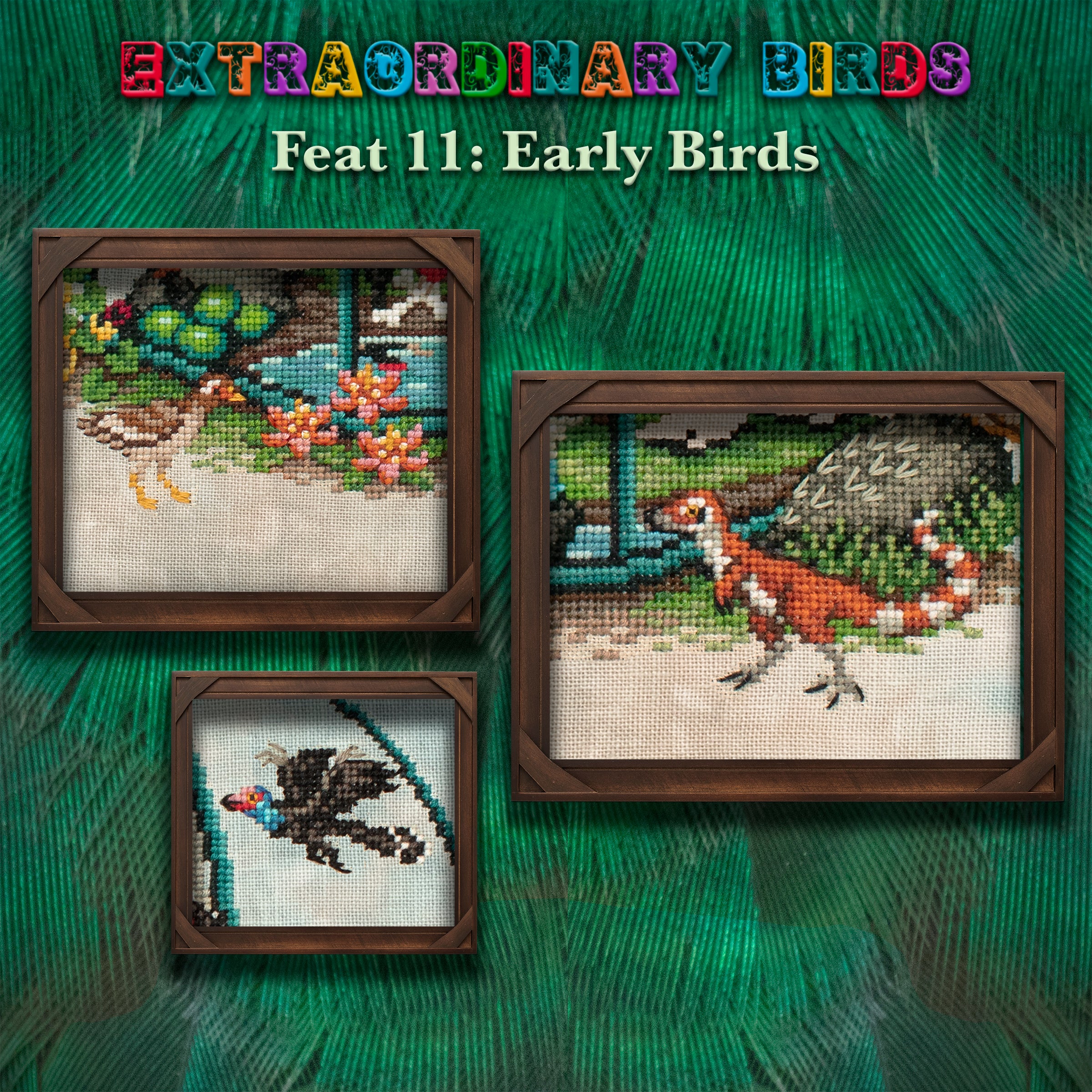 Extraordinary Birds Stitch Along - Digital PDF Cross Stitch Pattern - Image 5