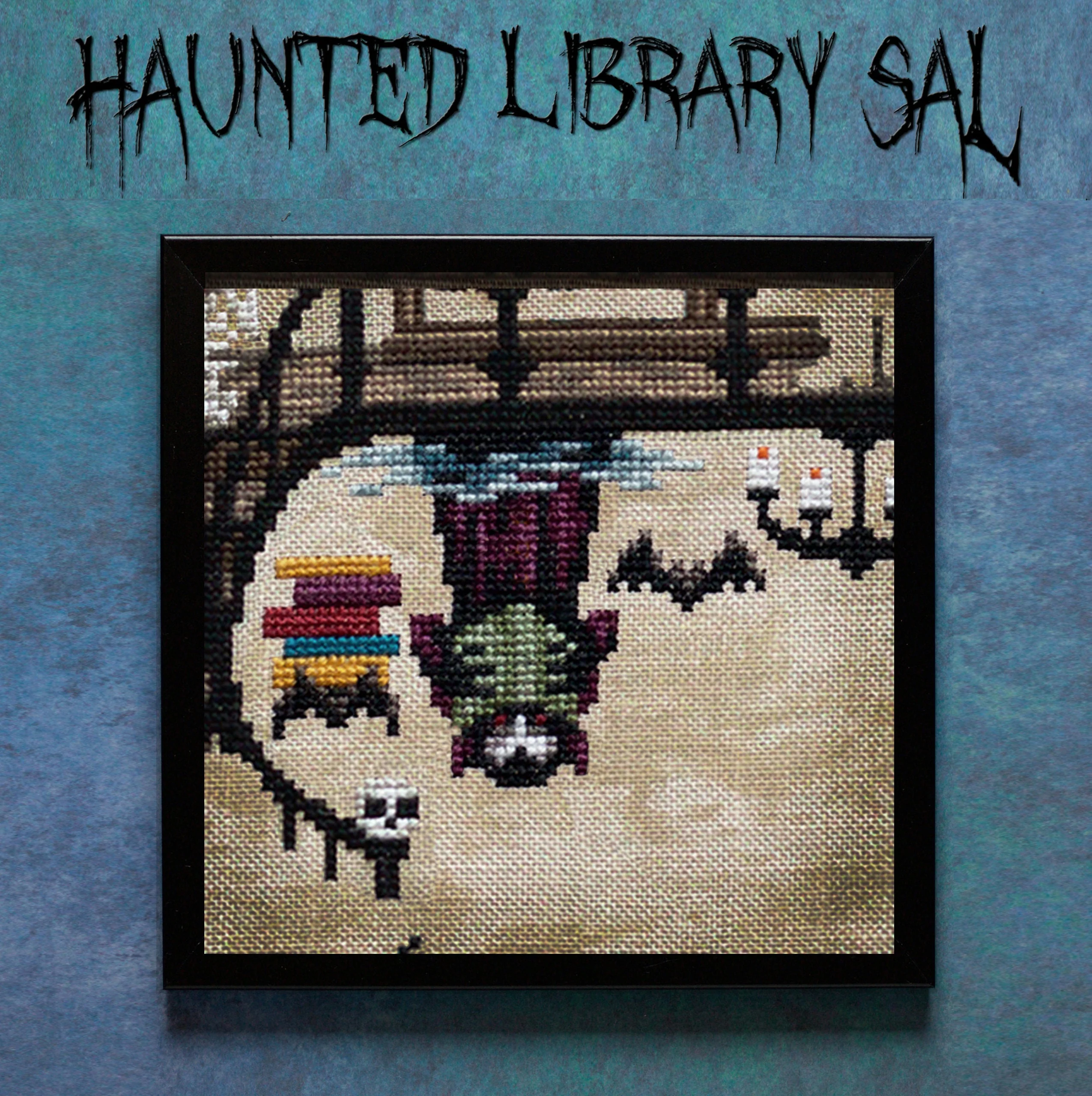 The Haunted Library - Digital PDF Cross Stitch Pattern - Image 7