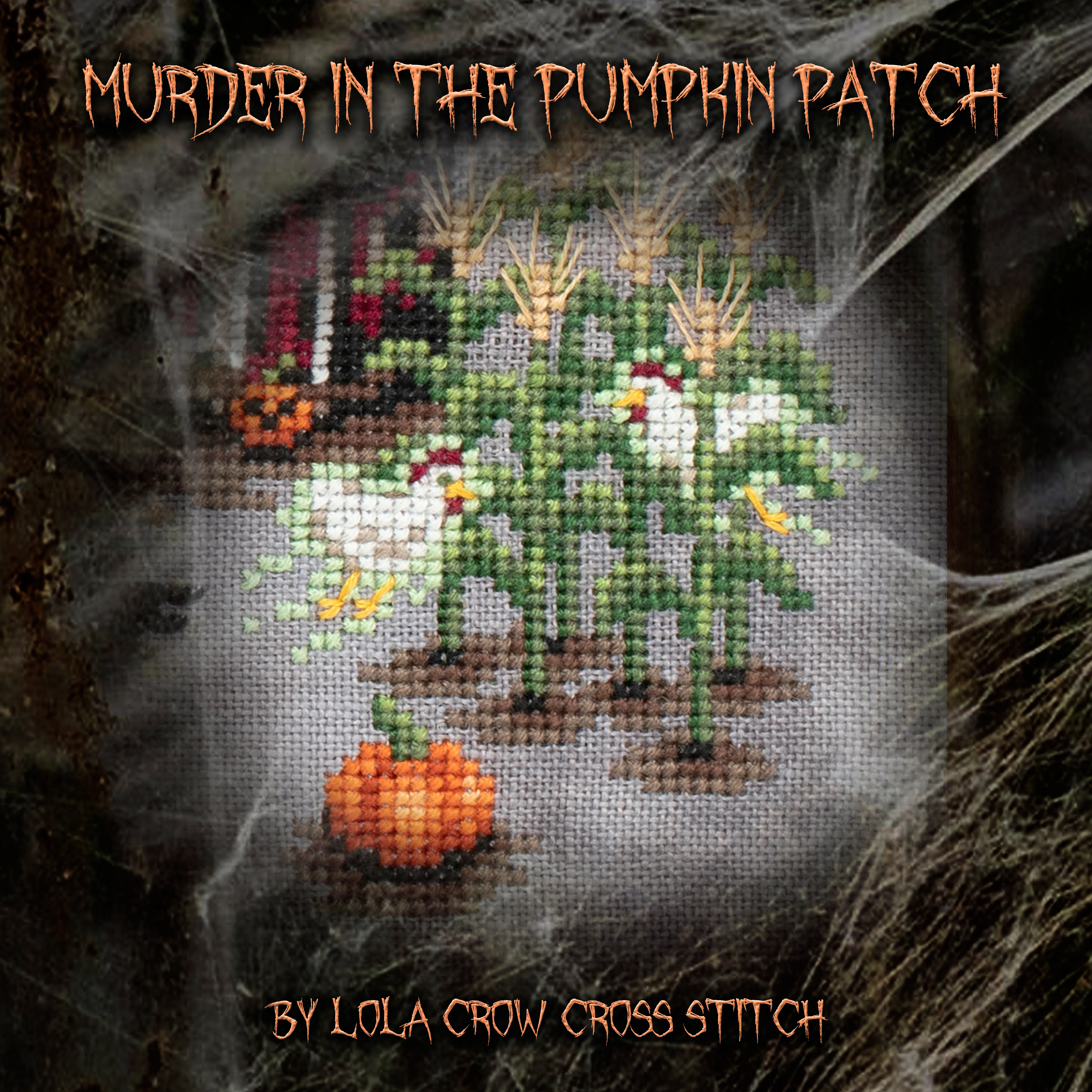 Murder in the Pumpkin Patch - Digital PDF Cross Stitch Pattern - Image 5