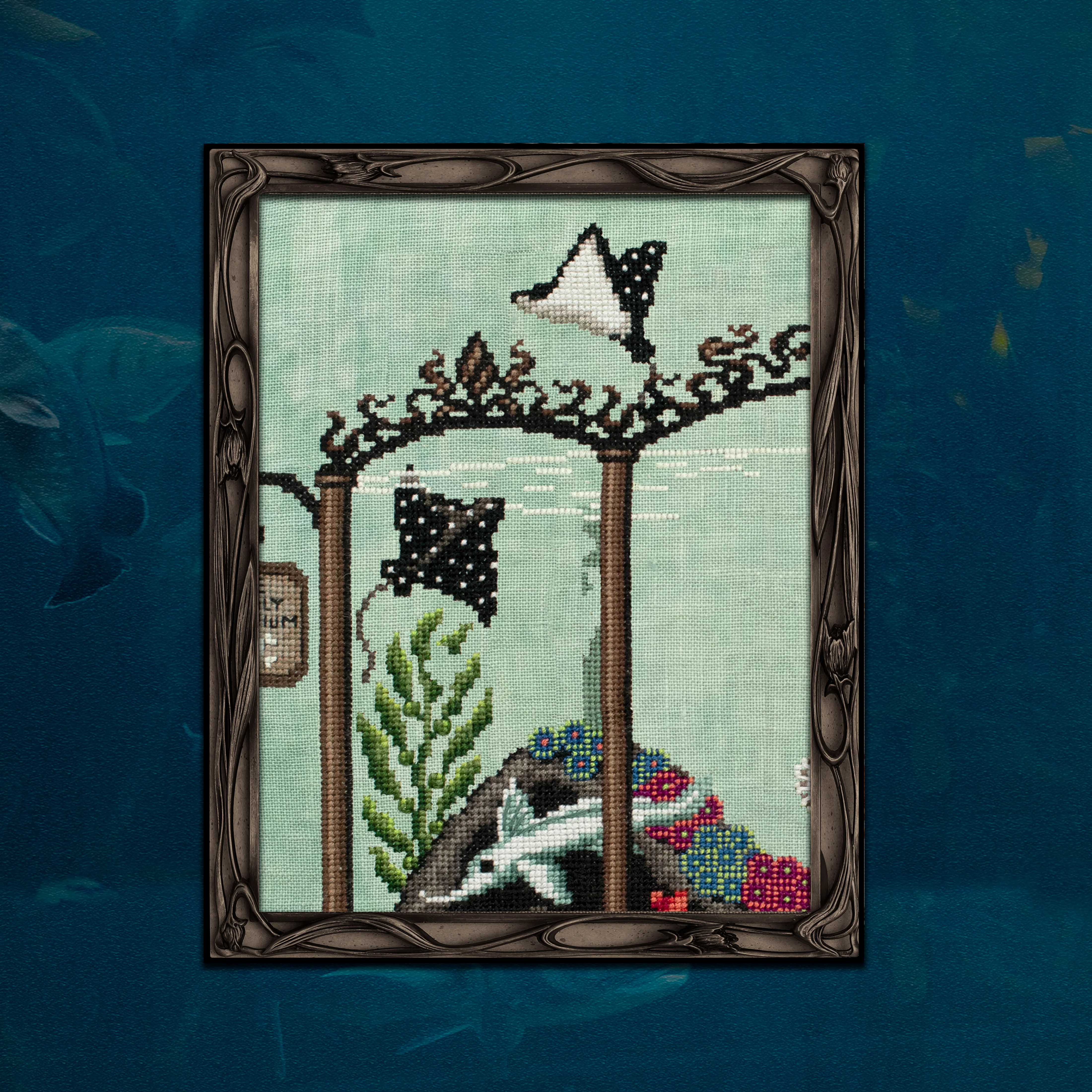 The Deadly Aquarium - Digital PDF Cross Stitch Pattern - Image 6
