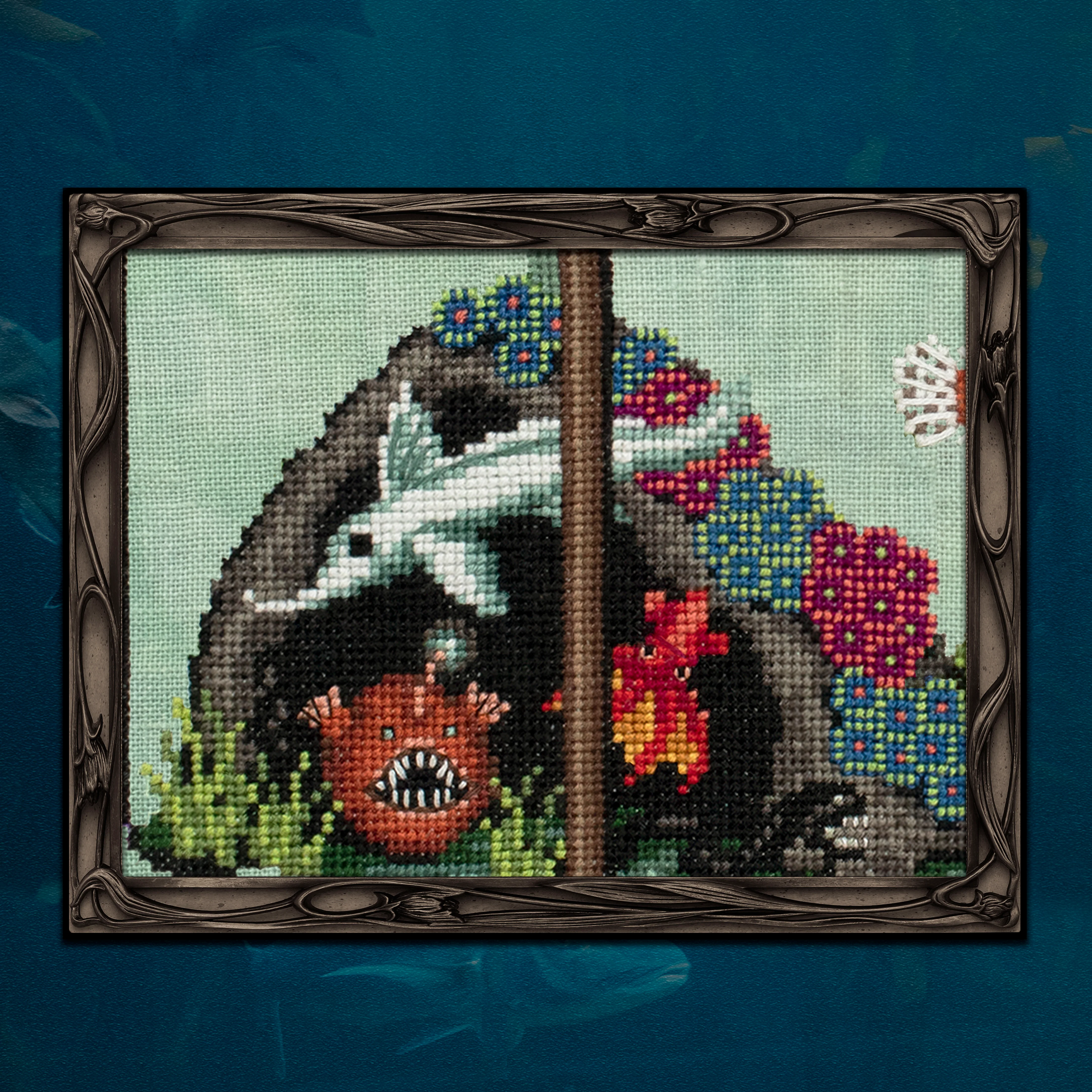 The Deadly Aquarium - Digital PDF Cross Stitch Pattern - Image 7