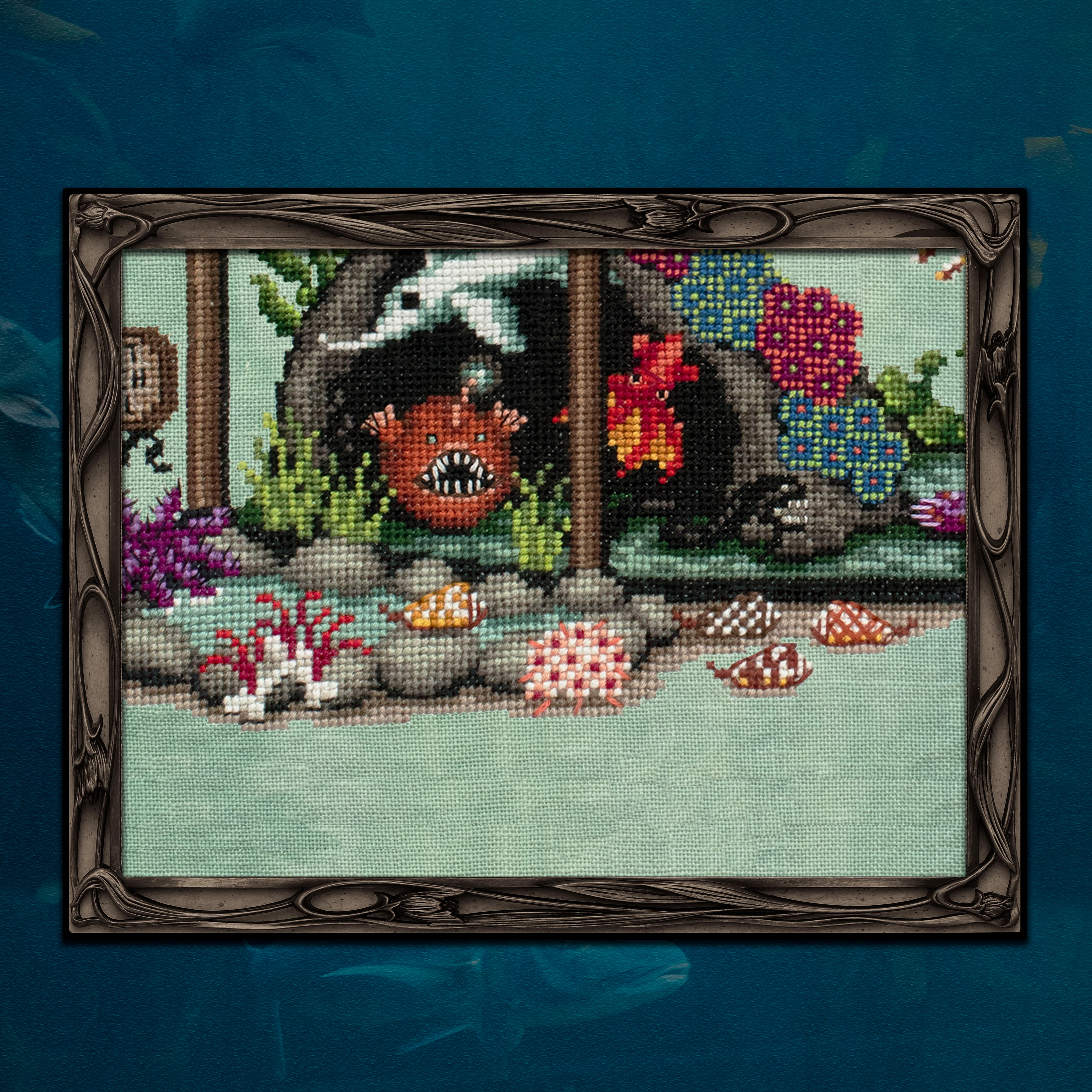The Deadly Aquarium - Digital PDF Cross Stitch Pattern - Image 8
