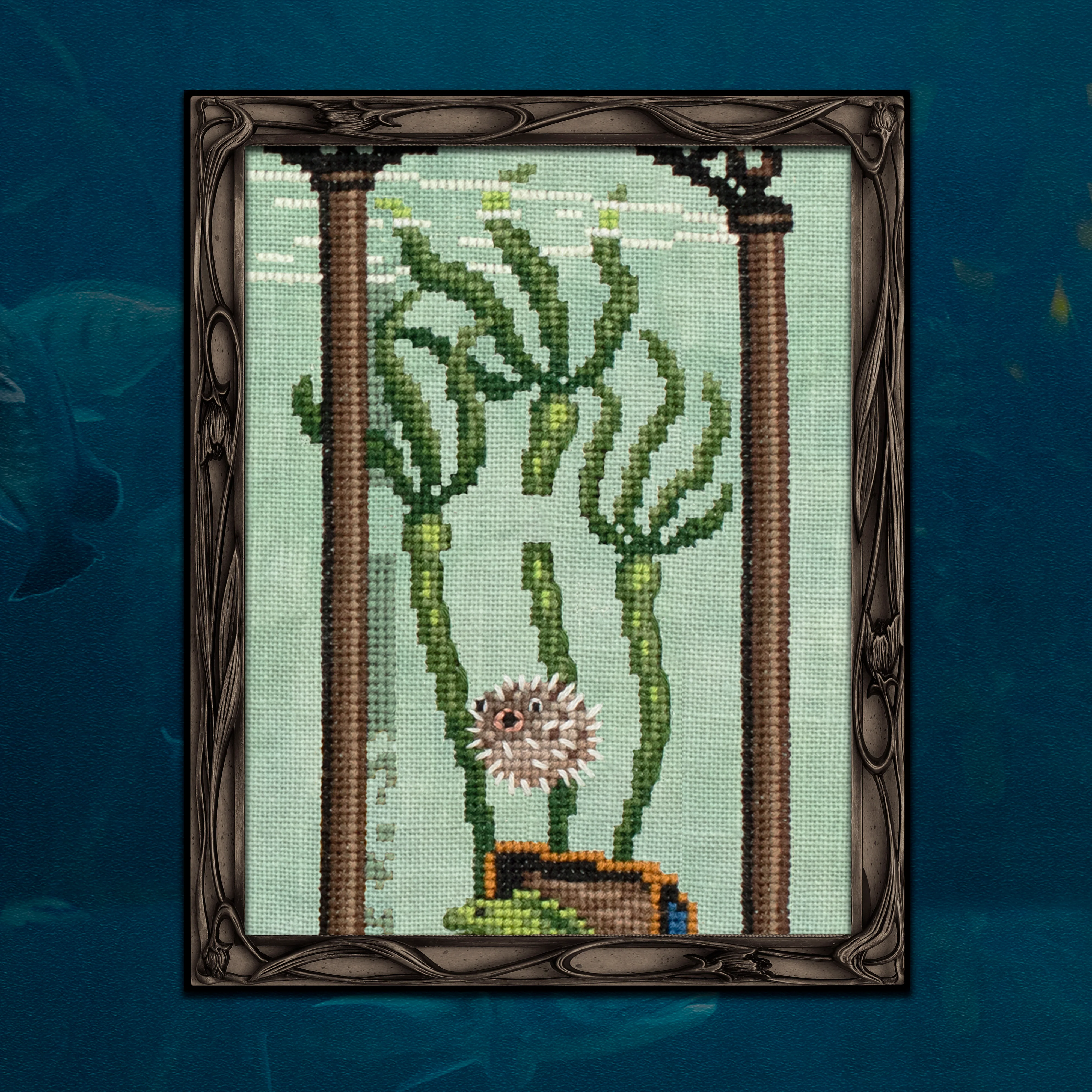 The Deadly Aquarium - Digital PDF Cross Stitch Pattern - Image 9