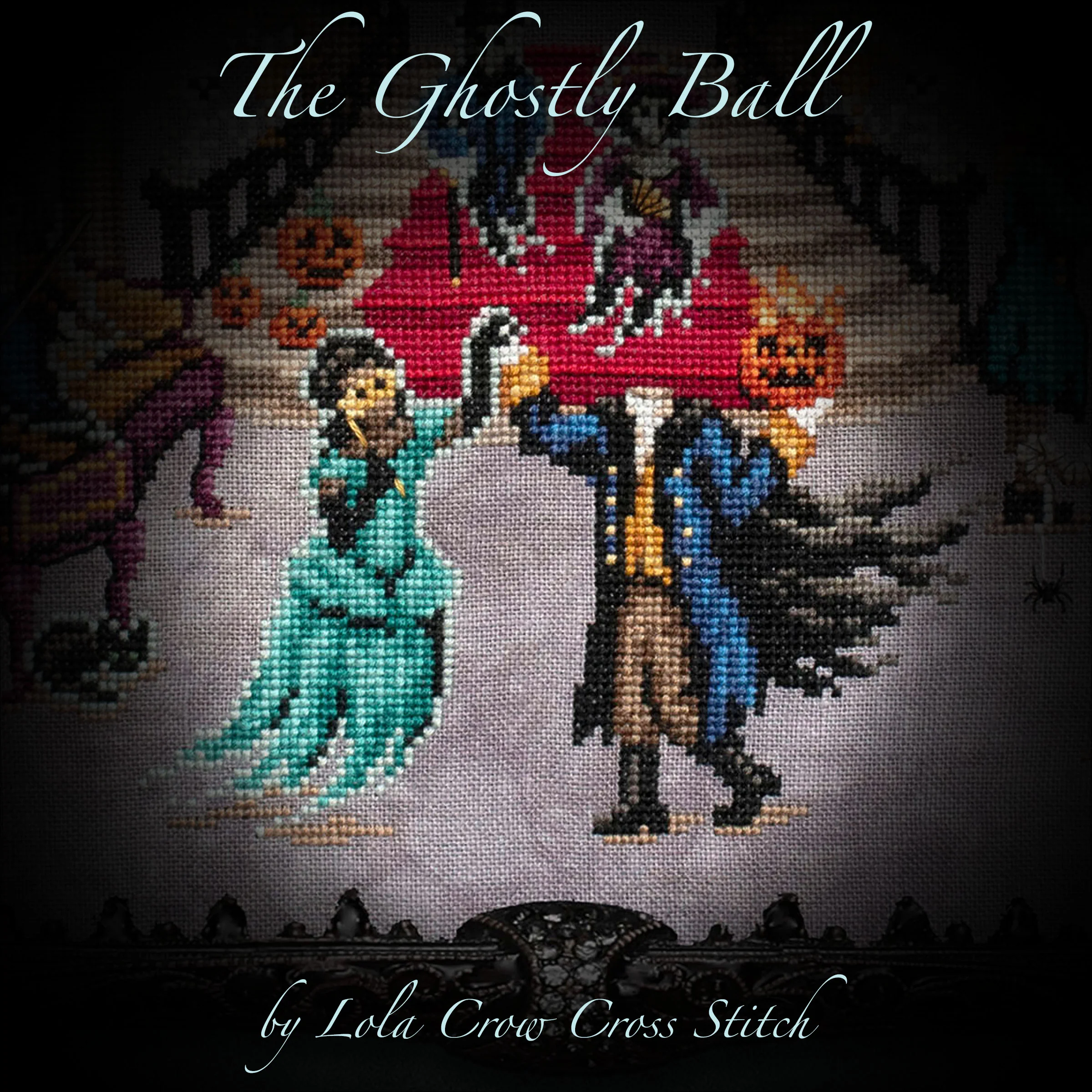 The Ghostly Ball - Digital PDF Cross Stitch Pattern - Image 3