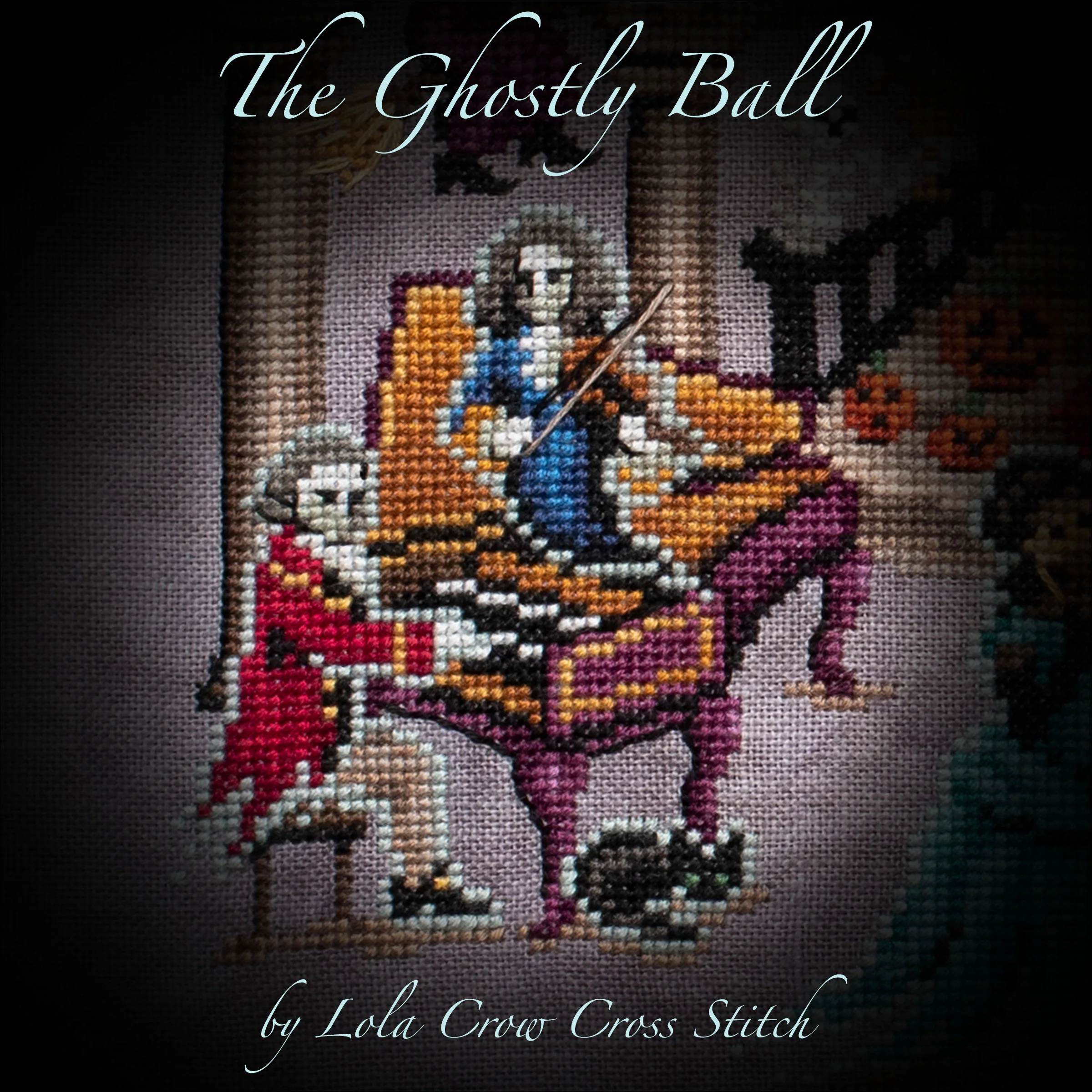The Ghostly Ball - Digital PDF Cross Stitch Pattern - Image 4