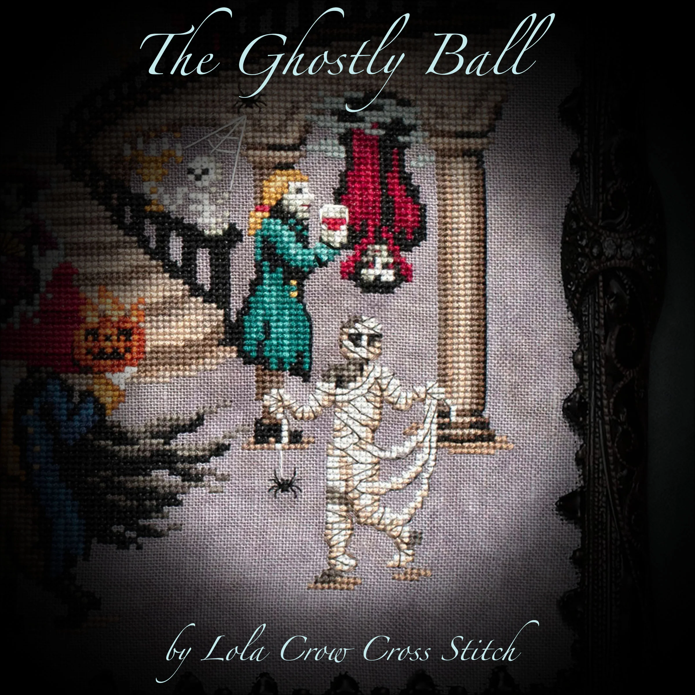 The Ghostly Ball - Digital PDF Cross Stitch Pattern - Image 5