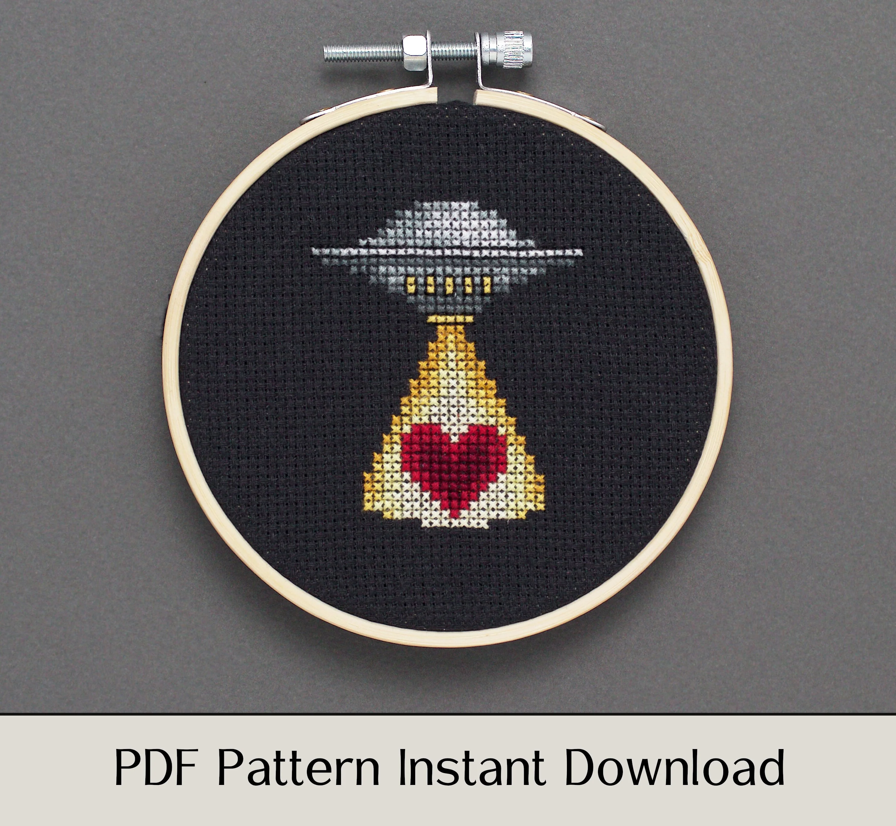 Three Unusual Valentines - Digital PDF Cross Stitch Pattern - Image 4